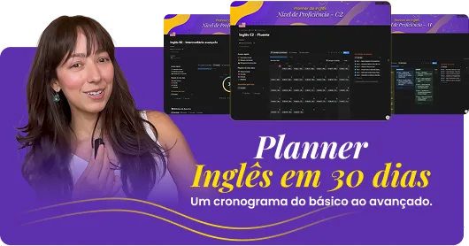 Curso Idiomas - Planner Inglês em 30 dias